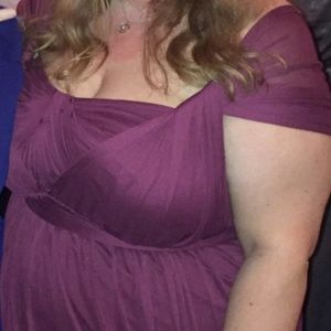 Bridesmaid dress-wine